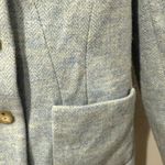 Brooks Brothers  Moon Sky Blue Herringbone Wool Tweed Blazer‎ Jacket Sz 2 P Photo 2