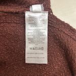 FP Beach  Sz M Textured Knit Coverup Tunic Dress Side Slit Boho Chocolate Brown Photo 6