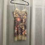 Gracia  cocktail slip dress lace birds lace floral size Large NWT Photo 9