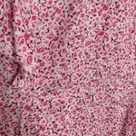 Love Shack Fancy LSF Jessie Silk-Blend Mini Floral Feminine Pink Dress Small Photo 8