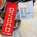H&M Divided Tropical Mini Dress Tunic Beach Cover Up Pockets Size 8 Photo 6