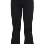 L’Agence Kendra Black Cropped Flare Leg High Rise Denim Jeans Size 26 Photo 4