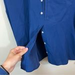 Amanda Uprichard  NWT Leslie Blouse in Blue Women’s Size Small MSRP $268 Photo 7