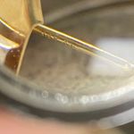 14K Two Tone Gold Hoop Earrings Clip On Shiny Polished Modern X Shape Photo 6