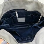 Coach F17940 Large Gray Patent Leather Baby Messenger Large Diaper Tote Bag Photo 6