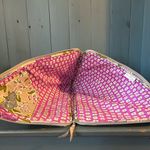 Vera Bradley Grey and Purple Floral Print Large Laptop Sleeve Photo 4