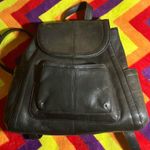 Clarks  BLACK GENUINE LEATHER SLEEK BACKPACK, BAG, PURSE Photo 0