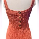 Free People  burnt orange beach seersucker dress Size Medium Photo 5