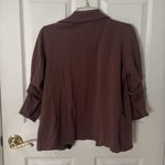 Scarlett Brown Women's Jacket 3/4 sleeve cinched dear scarlet size medium Photo 2