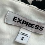 EXPRESS leopard dress knee length animal print cocktail party black and white Photo 7