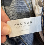 PacSun ‎ Size 25 Mom Jeans Button Fly Distressed Mid Rise Stone Wash Denim Boho Photo 8