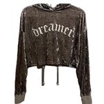 Essue Velvety Cropped Sweatshirt DREAMER hoodie, Photo 1