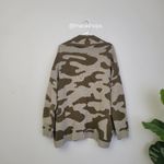 Current/Elliott Current Elliott the oversized camo cardigan Photo 3