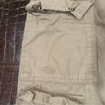 Pull & Bear Pants Womens 4 Beige Tan Cargo Tapered Chino Pockets Cotton WORN Photo 2