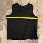 Karen Scott  Black Beaded Neckline Top Photo 3