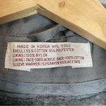 Vintage Jacket Women Detachable Lining Gray Zip Photo 9