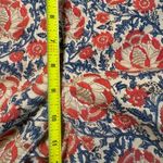 Liz Claiborne Audra Crop Pant Women's 10 Orange Navy Tan Classic Fit Pockets Photo 8