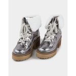 Free People New Cozy Jasper Pewter Hiker Boots Size 7.5 Photo 1