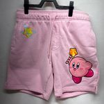 Pink Kirby & Planet Sweat Shorts Size M Nintendo Gaming Cute Kawaii Summer Size M Photo 0