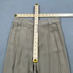 ZARA  Women Wide Leg Pants S 24x30 Beige Viscose Flowy Palazzo Trouser Tan Poor Photo 3