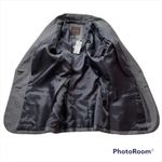 The Limited  Suit Jacket Blazer Charcoal Gray size XSmall Chambray Tailored NWT Photo 6