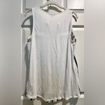 EXPRESS sleeveless top - black white stripes - size large Photo 1