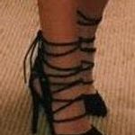 Nordstrom Black Laceup Heels Photo 0