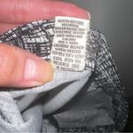 Hot Kiss  women’s black/white Capri bell bottom stretchy pants Large Photo 2