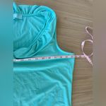 Anthonys Elegant Sleeveless Aqua Tank Top Blue Size L Photo 3
