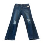 Good American NWT Good Classic Straight Leg Jeans in Indigo207 Photo 2