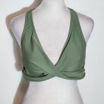 Green Tropical Print Bikini with High Waist Bottoms NWOT Size Medium Photo 5