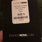 FashioNova Green Distress Jeans  Photo 3