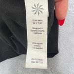 Athleta  Black Square Neck Sleeveless Sheath Dress Organic Cotton Spandex Small Photo 4