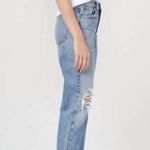 AGOLDE Mia Mid Rise Straight Organic Cotton Distressed Jeans NEW 29 Photo 2