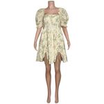 SELKIE The Villa Drawsring Ruched Mini Dress, Romantics, XL Photo 8