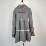 Johnny Was NWOT  Acacia Floral Embroidered Full Zip Tiered Hoodie Sweatshirt S Photo 5