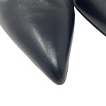 Club Monaco Club‎ Monaco Sz 37 1/2 Women's Black Leather Slingback Pointed Toe Flat Shoes Photo 1
