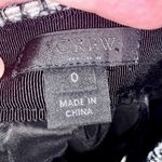 J.Crew Collection Womens 0 Black White Silver Glitter Boucle Pencil Skirt Wool Photo 5