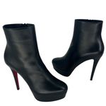 Christian Louboutin Bianca Booty in Black Leather 120 Photo 2