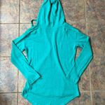 SO [] small teal blue high-low sweatshirt Photo 3