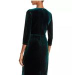 Eliza J  Gathered Velvet Sheath Dress Photo 1