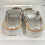 Stuart Weitzman Metallic Silver Sandals Photo 4