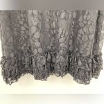 Love...Ady Mini‎ dress, black lace, ruffle hem. No zipper, SZ 1X Photo 3