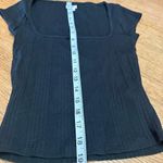 BDG  Urban Outfitters NWOT square neck ribbed  black baby tee Medium Photo 8
