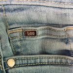 Regular Fit Mid-Rise Straight Leg Jeans Size 6 Short Lee Button-Fly Denim Photo 7