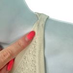 Anthropologie Cream Rainbow Cross Stitch Sunrise Embroidered Knit Tank Top Sz XS Photo 5