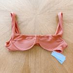 L Space Bikini‎ Top Womens XL Nikita Sienna Ribbed Eco Chic Repreve Boho Summer Brown Photo 2