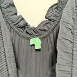 J.Crew  Black Ruffle Beach Dress‎ in Airy Gauze Size Small/Medium Photo 4