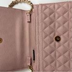 Steve Madden Pink Quilted Shoulder Purse with Gold Chain Details Pre Loved Photo 7