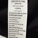 Cotton On NWOT XL Linen Slip Dress Black Button Front Minimalist Lagenlook Beach Photo 4